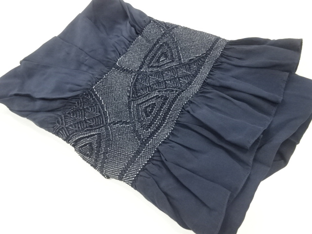 JAPANESE HEKO OBI / FOR MEN / SHIBORI / YOUNG PINE